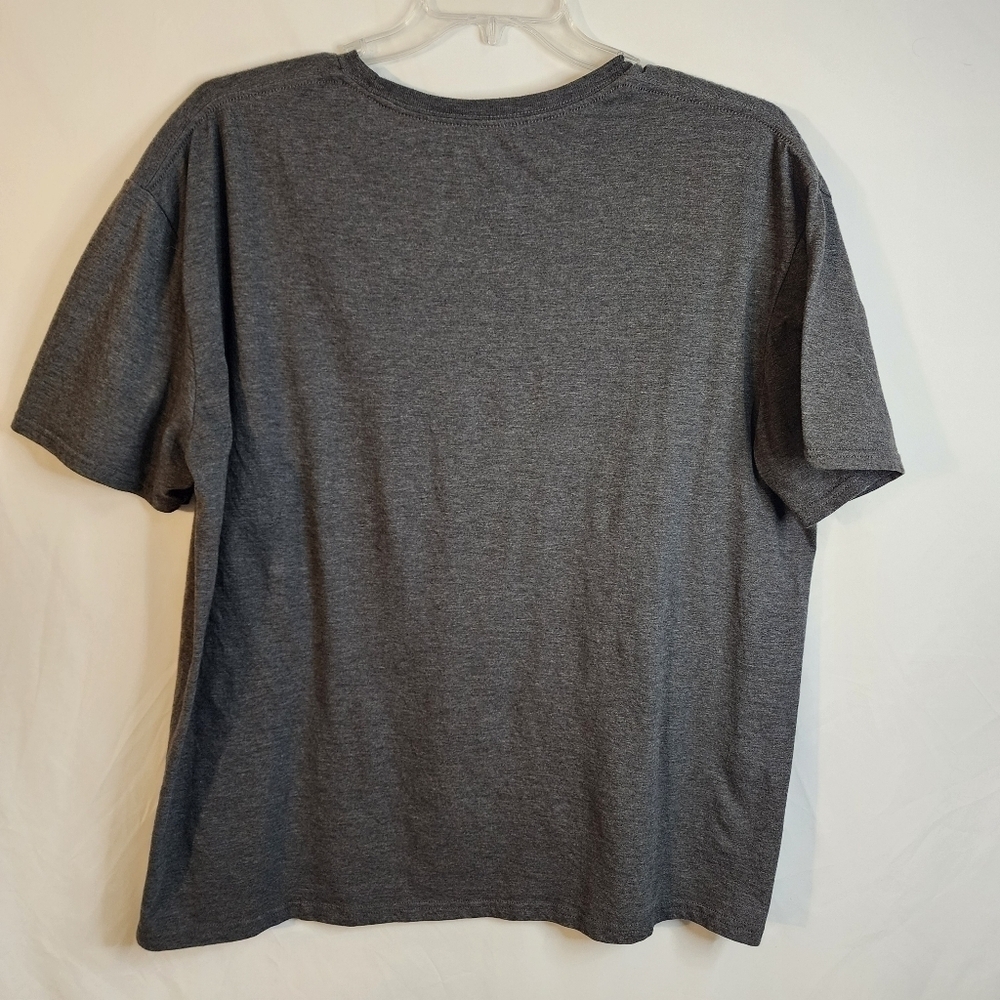 💘Harry Potter Hogwarts School Gray Short Sleeve Cotton Blend Tee Size 2XL - Picture 5 of 5